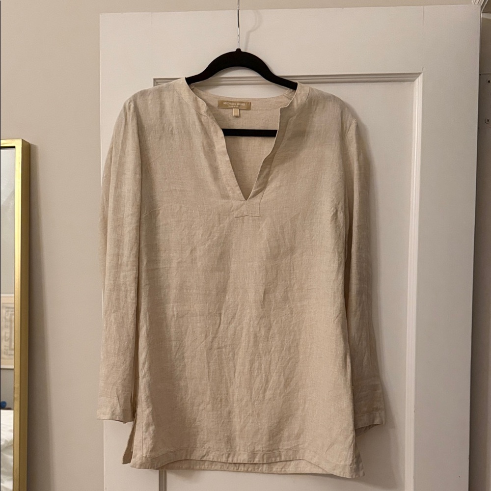 Michael Kors Beige Knit Top